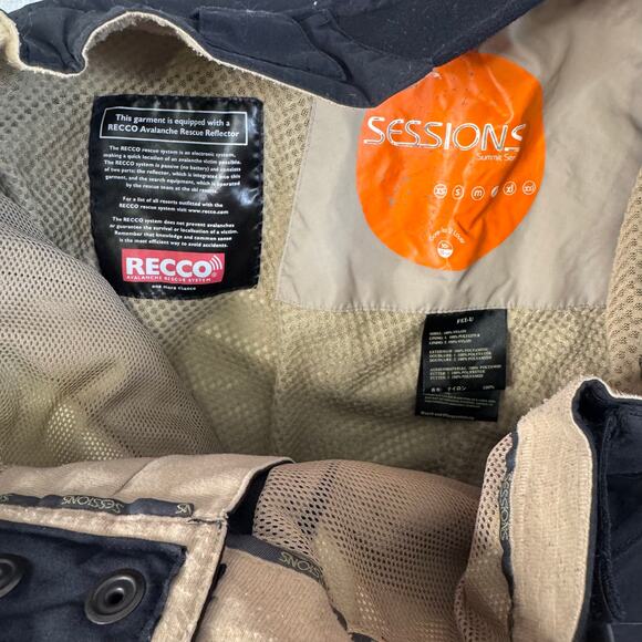 Sessions Summit Series Tex Cargo Pants Black WMNS L Gore-ex Snowboard Outdoor - Picture 7 of 16